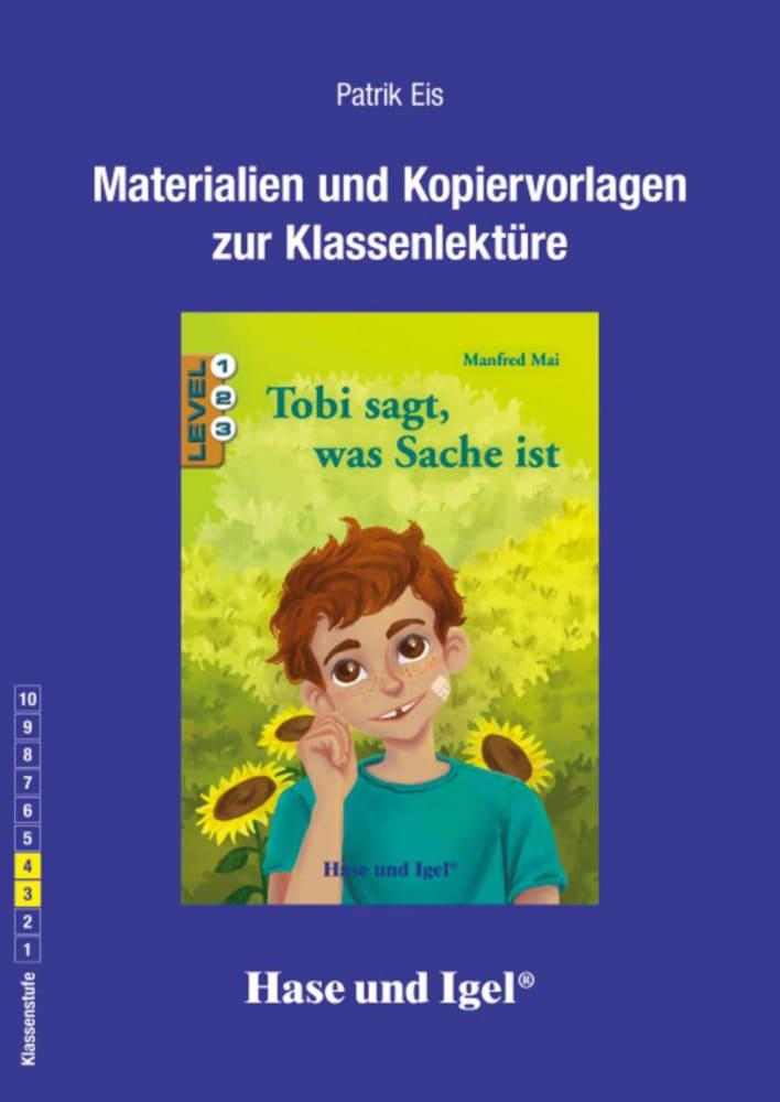 Vorderes Coverbild Tobi sagt, was Sache ist. Begleitmaterial