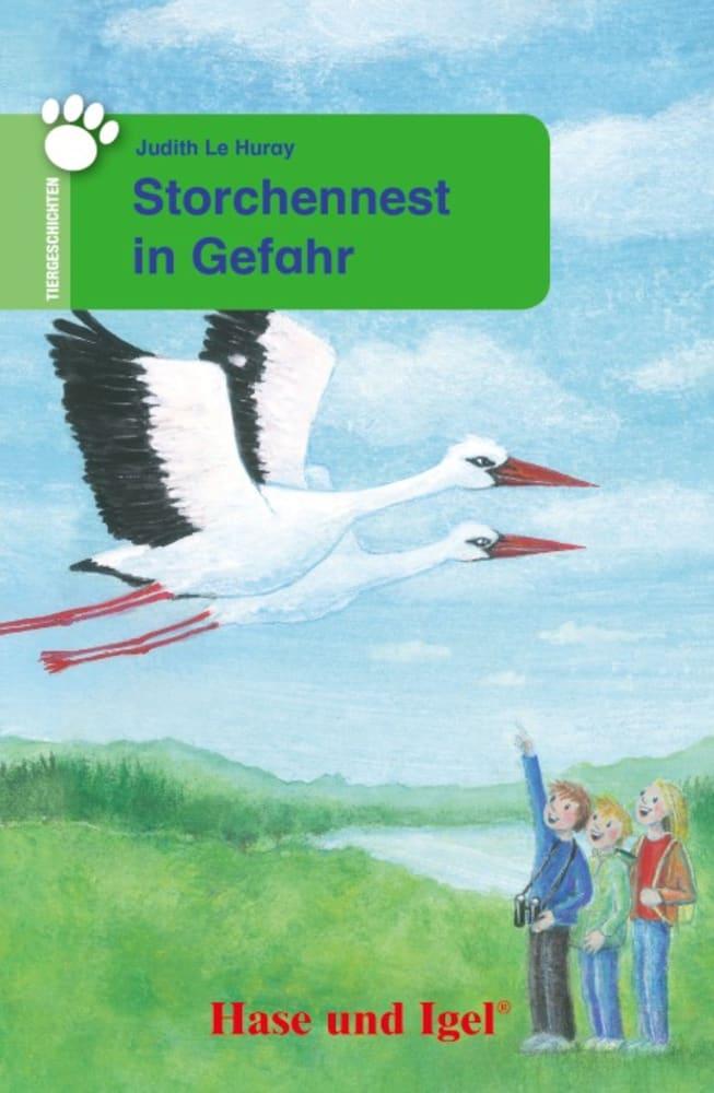 Vorderes Coverbild Storchennest in Gefahr. Schulausgabe