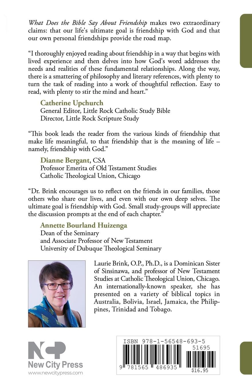 Rückseitencover What Does the Bible Say about Friendship?