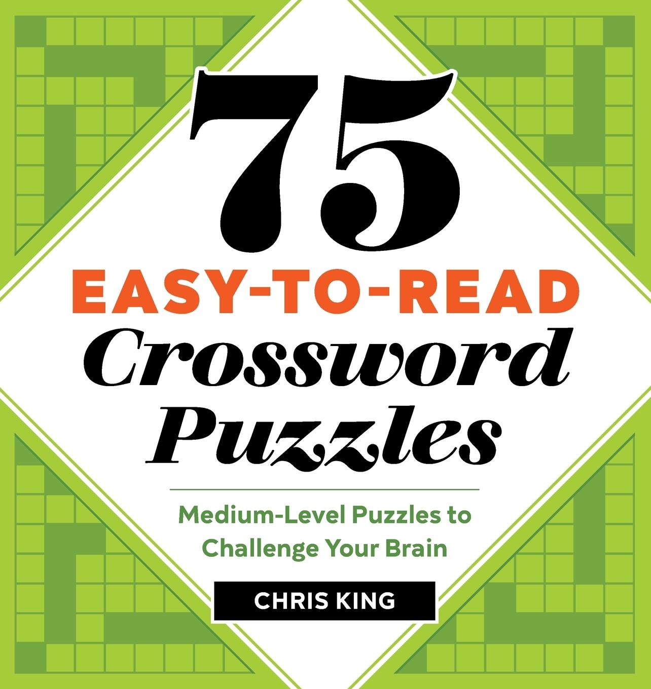 Vorderes Coverbild 75 Easy-to-Read Crossword Puzzles