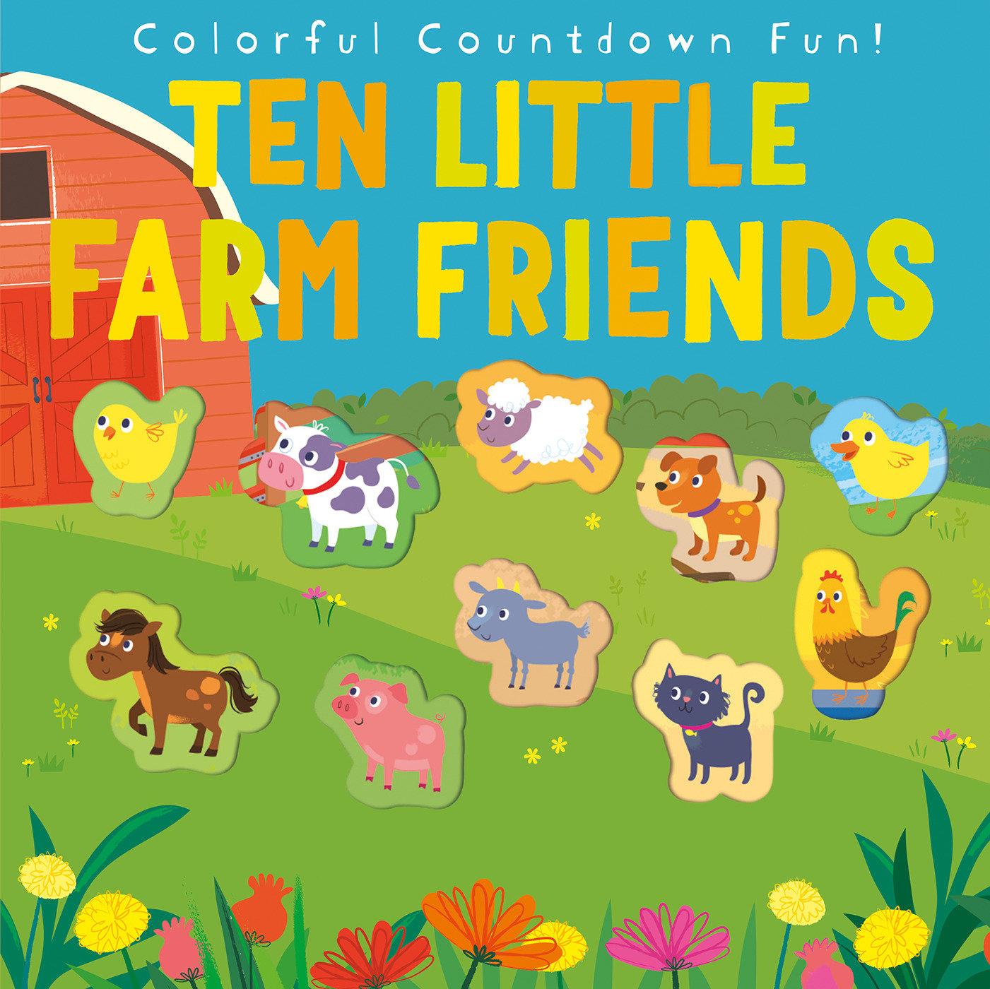 Vorderes Coverbild Ten Little Farm Friends