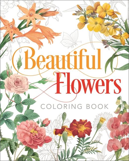 Vorderes Coverbild Beautiful Flowers Coloring Book