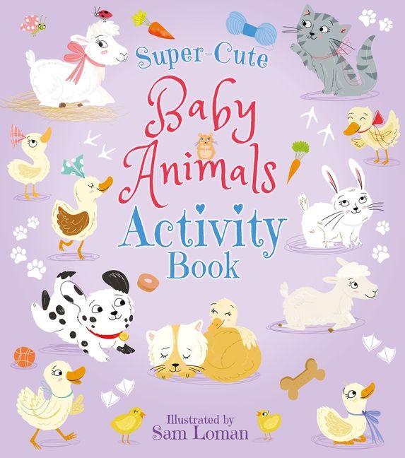 Vorderes Coverbild Super-Cute Baby Animals Activity Book