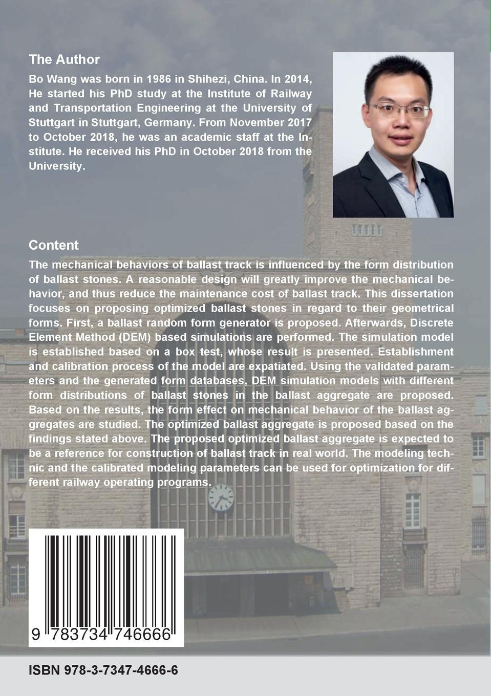 Rückseitencover Investigation of Form Effect on Ballast Mechanical Behavior Based on Discrete Element Modeling