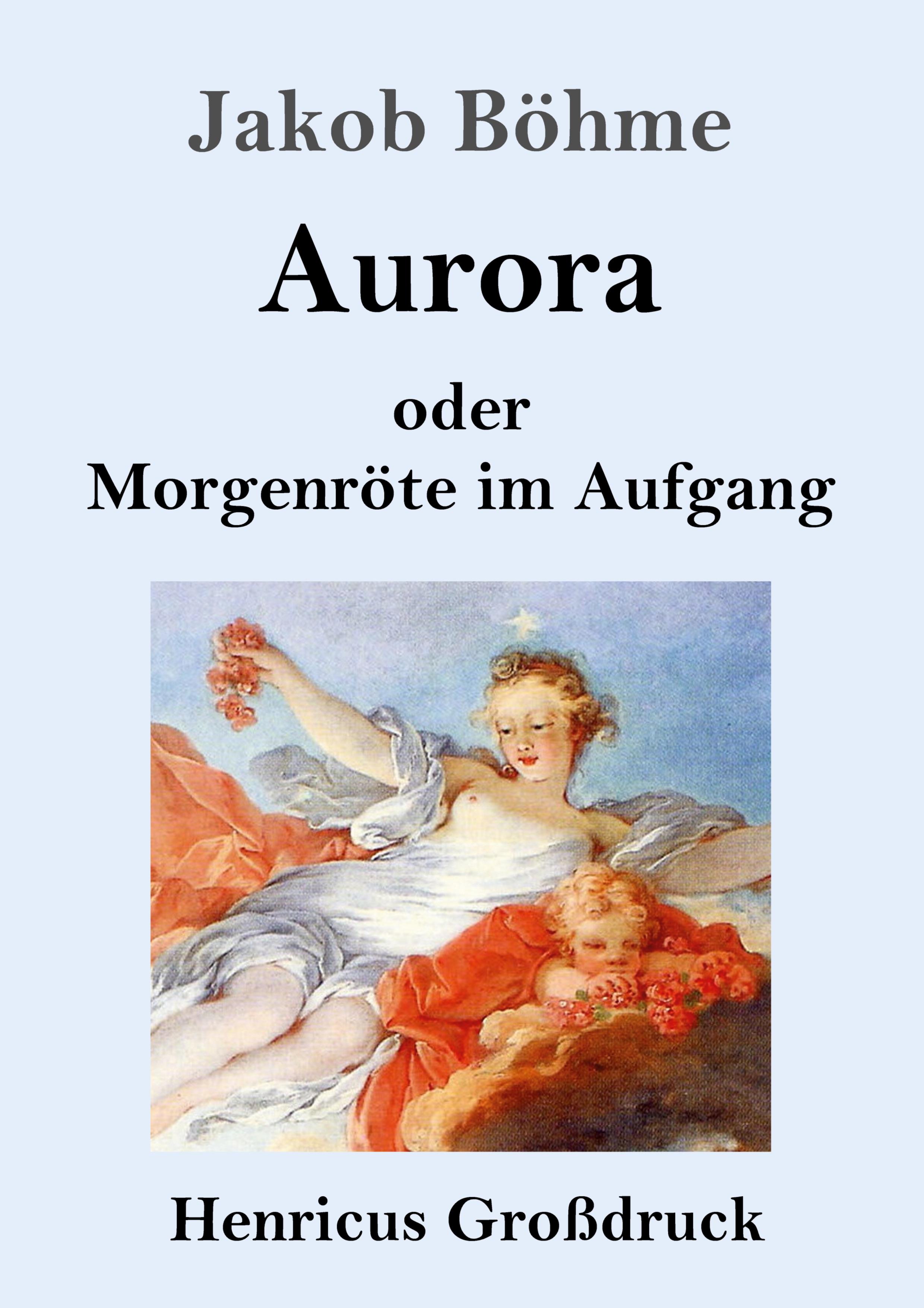 Vorderes Coverbild Aurora oder Morgenröte im Aufgang (Großdruck)