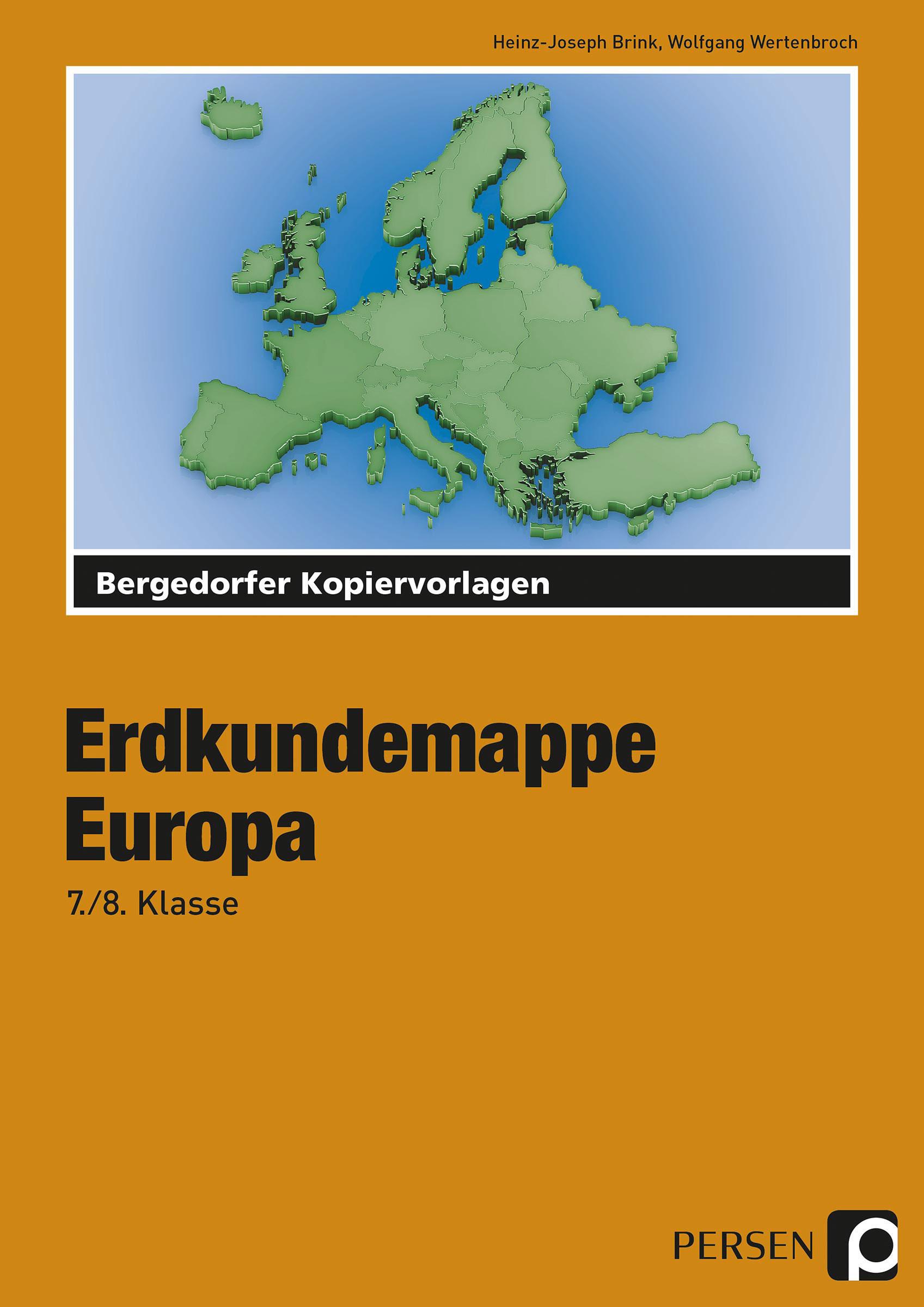 Vorderes Coverbild Erdkundemappe Europa