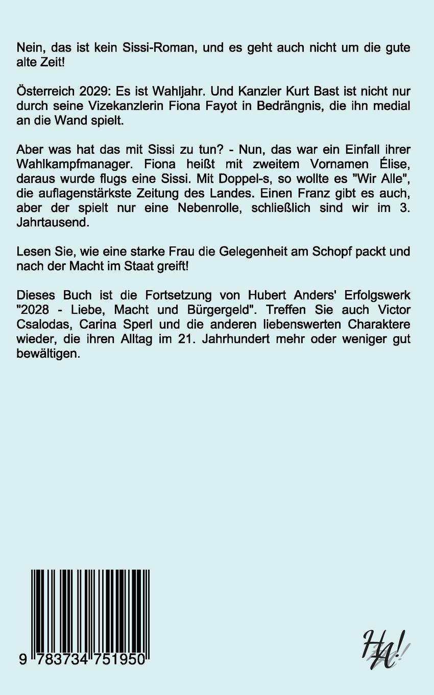 Rückseitencover 2029 - Sissi und die Dritte Republik
