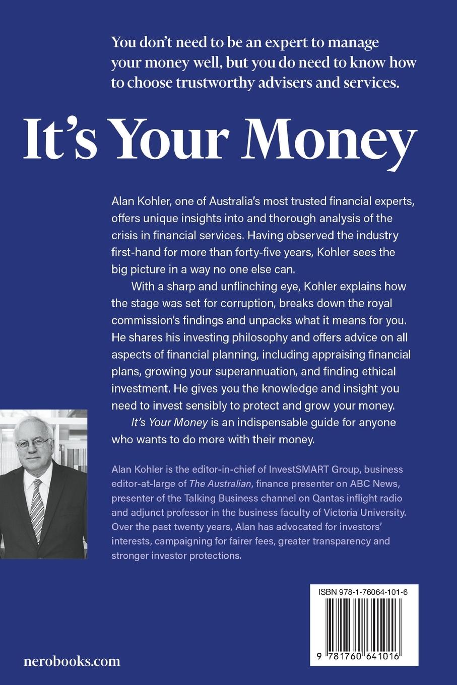 Rückseitencover It's Your Money