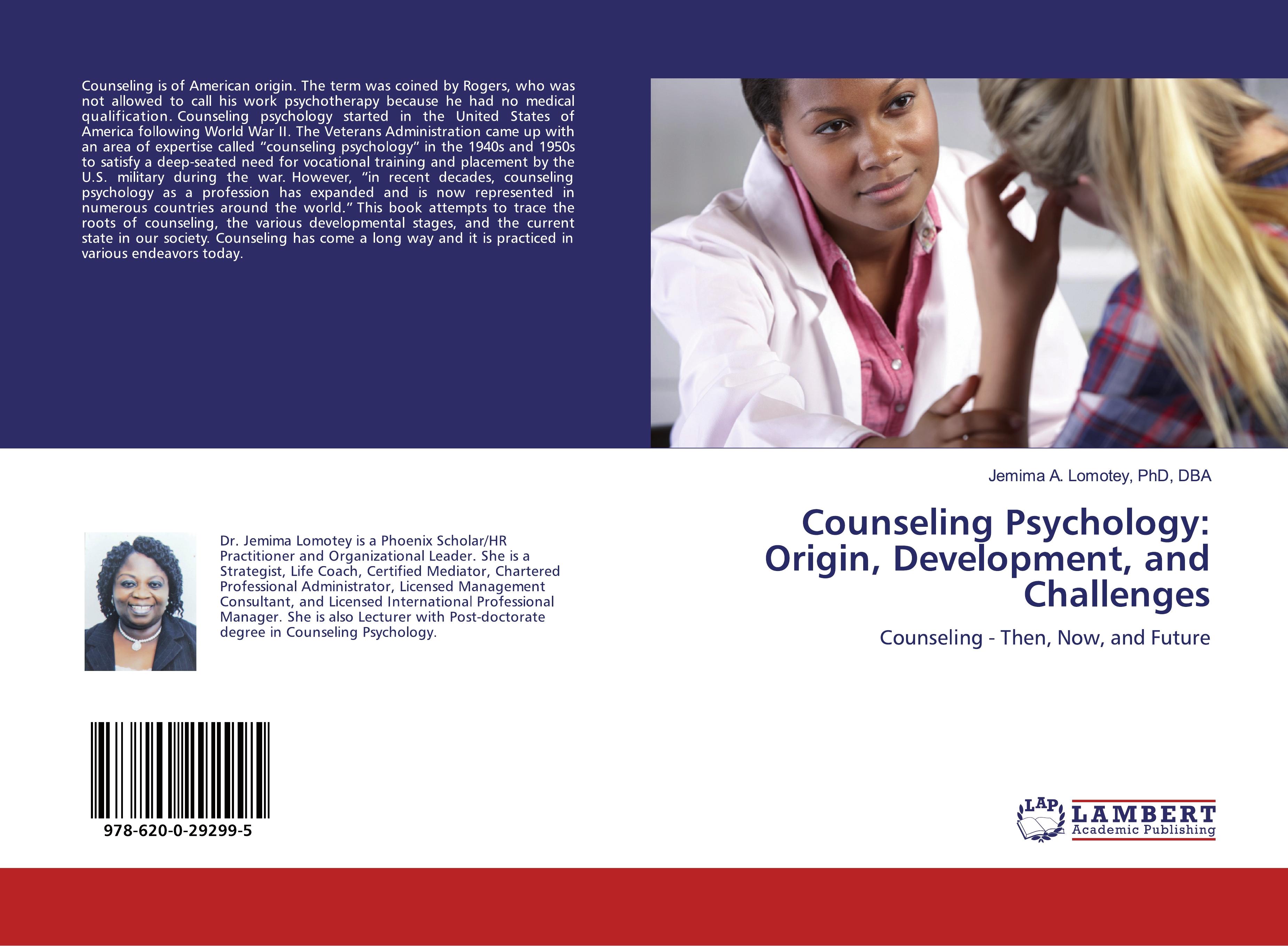 Vorderes Coverbild Counseling Psychology: Origin, Development, and Challenges