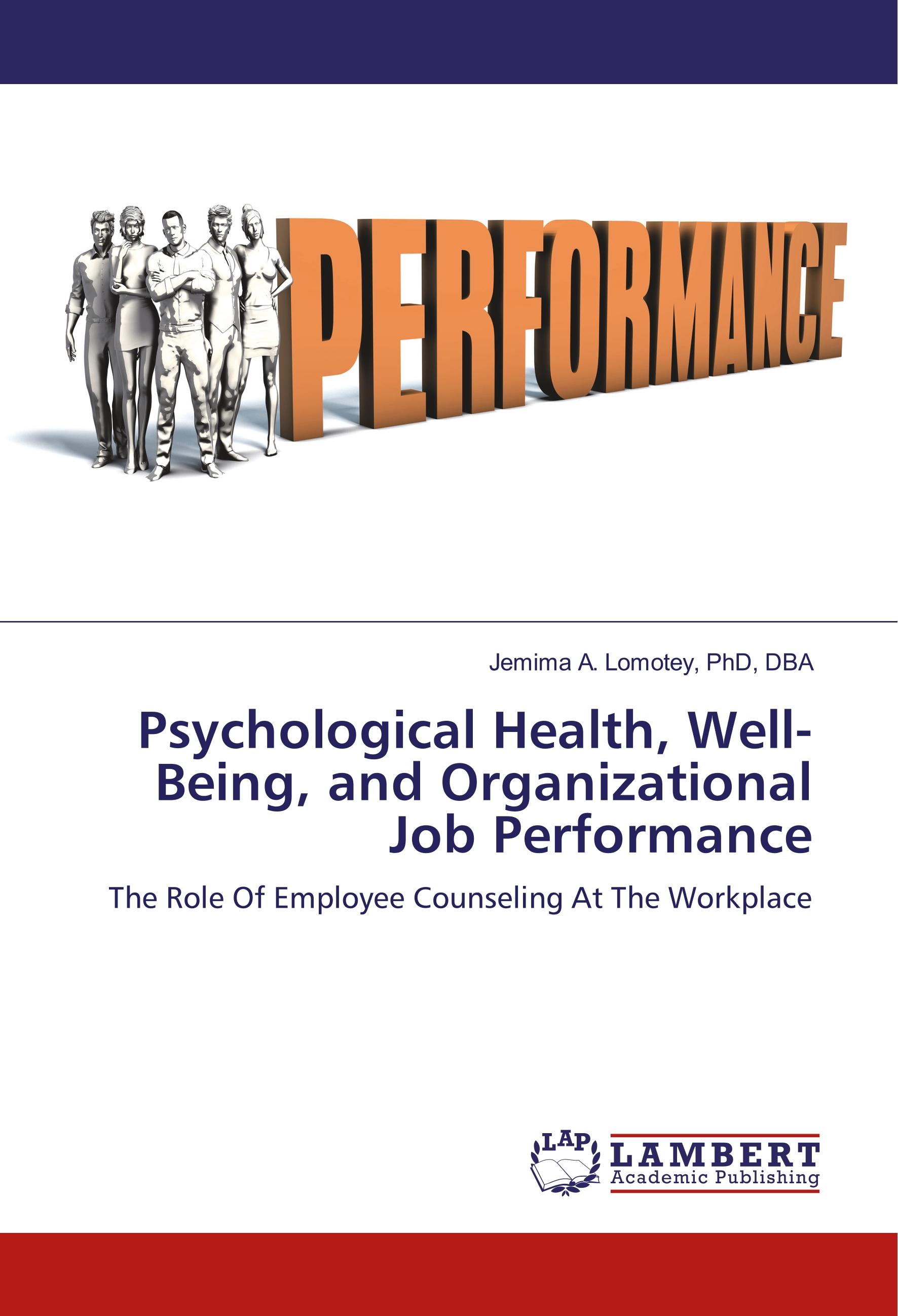 Vorderes Coverbild Psychological Health, Well-Being, and Organizational Job Performance
