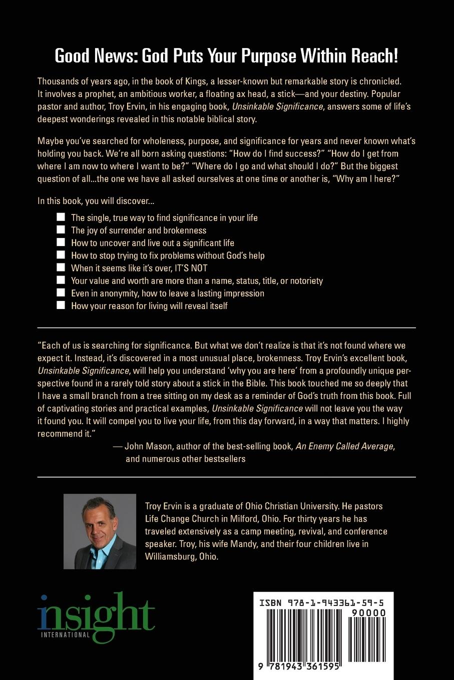 Rückseitencover Unsinkable Significance