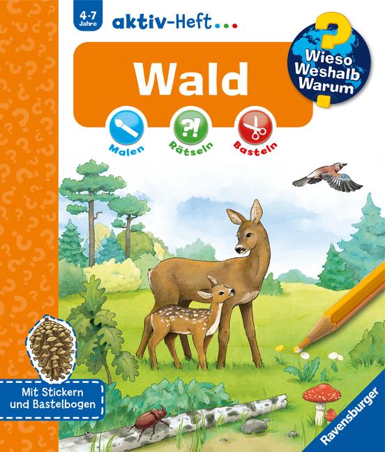 Vorderes Coverbild Wieso? Weshalb? Warum? aktiv-Heft: Wald