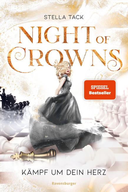 Vorderes Coverbild Night of Crowns, Band 2: Kämpf um dein Herz (TikTok-Trend Dark Academia: epische Romantasy von SPIEGEL-Bestsellerautorin Stella Tack)
