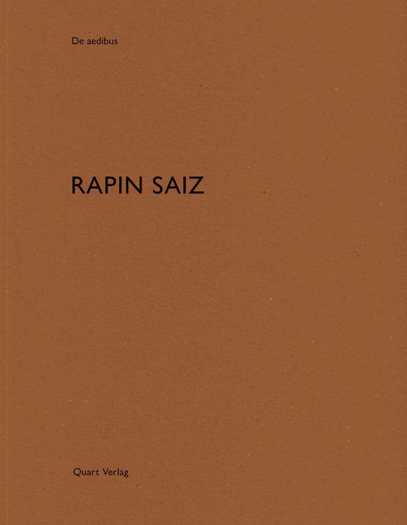 Vorderes Coverbild Rapin Saiz