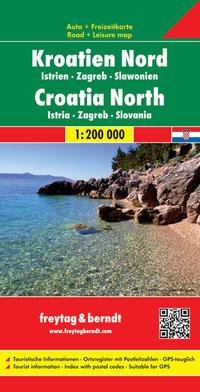 Vorderes Coverbild Kroatien Nord 1 : 200 000. Autokarte