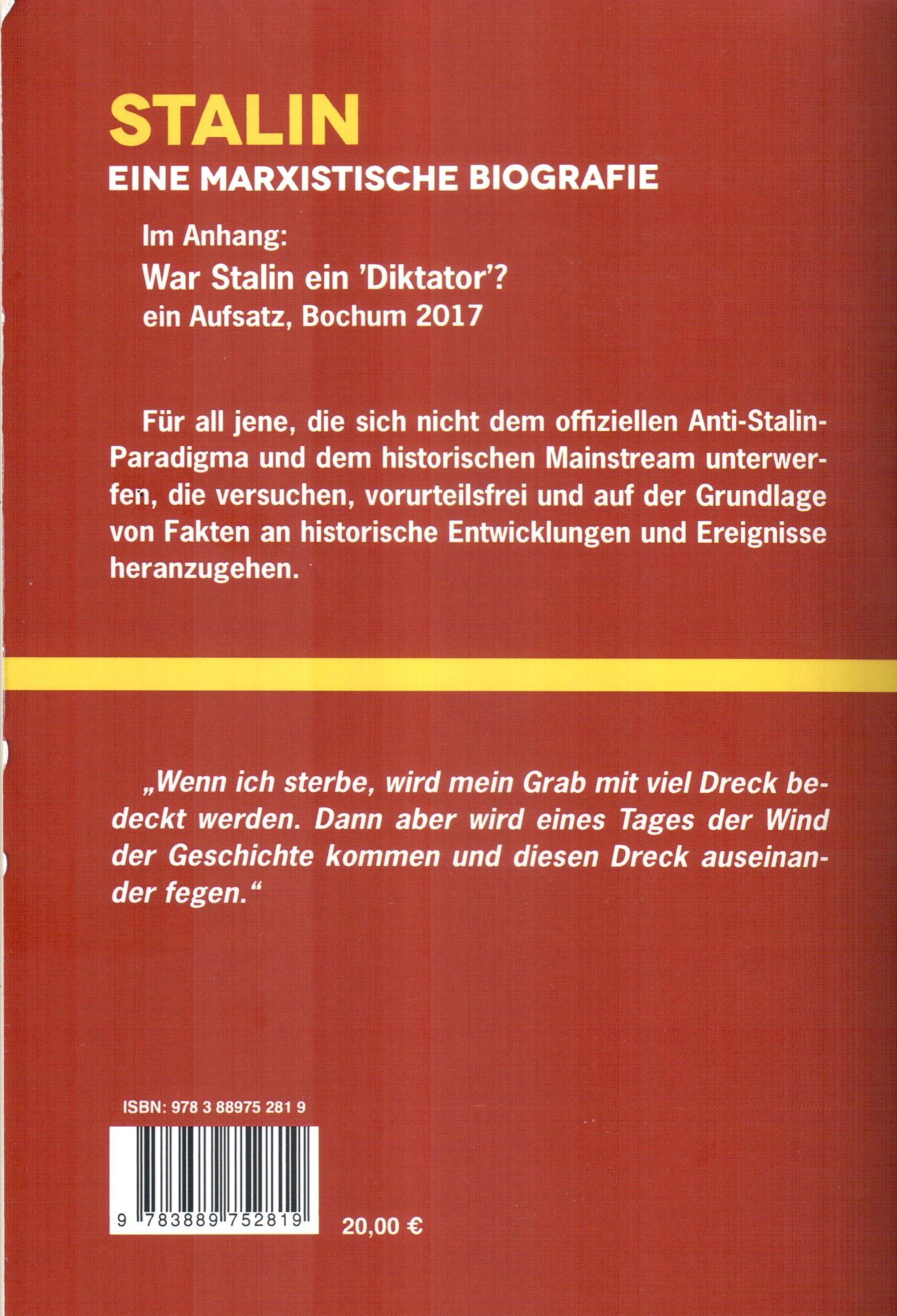 Rückseitencover Stalin