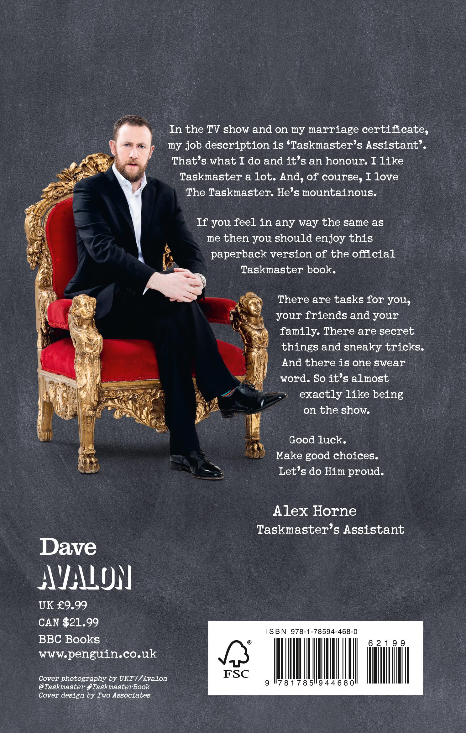 Rückseitencover Taskmaster