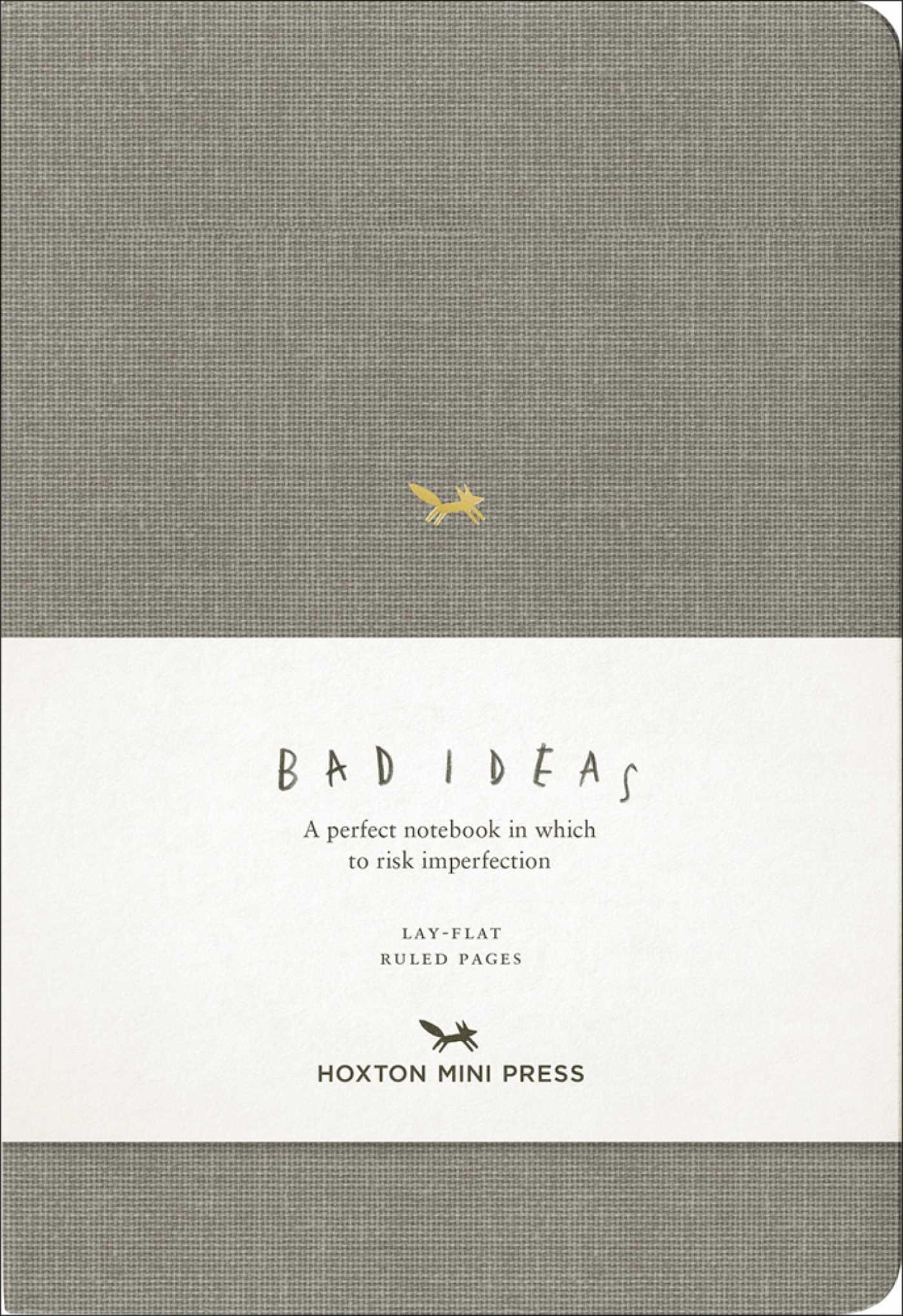 Vorderes Coverbild A Notebook for Bad Ideas (Grey/Lined)