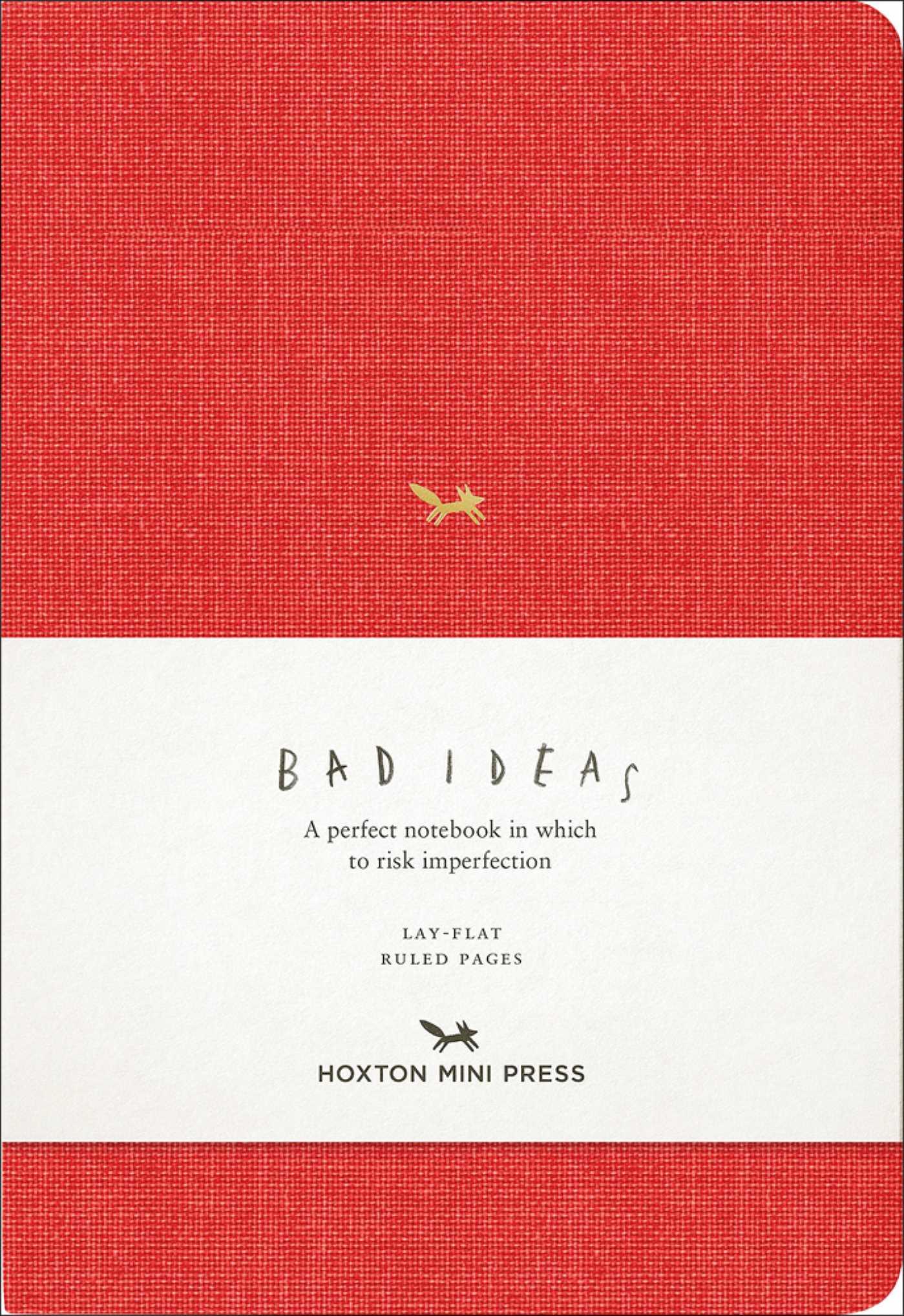 Vorderes Coverbild A Notebook for Bad Ideas (Red/Lined)
