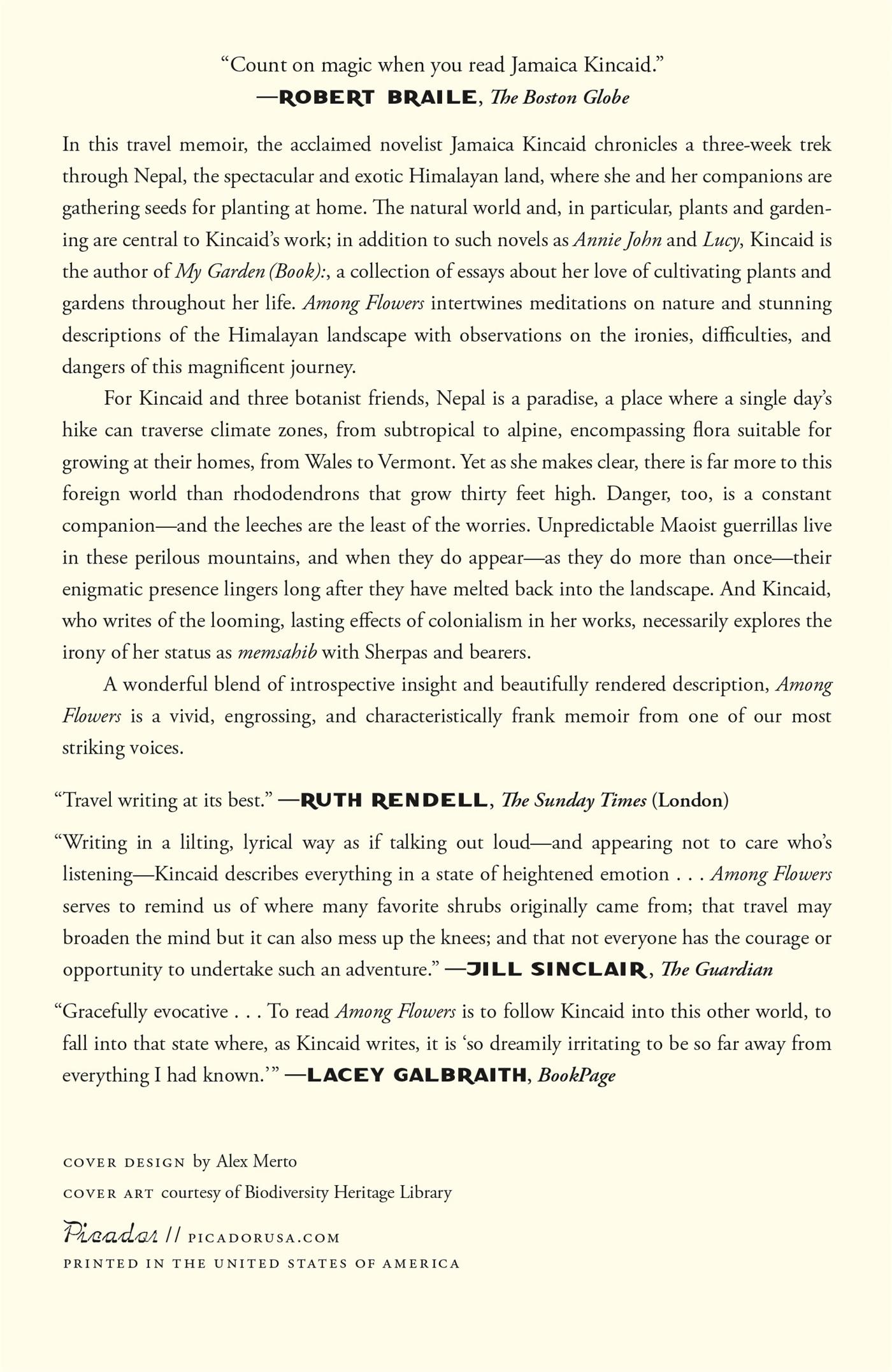 Rückseitencover Among Flowers