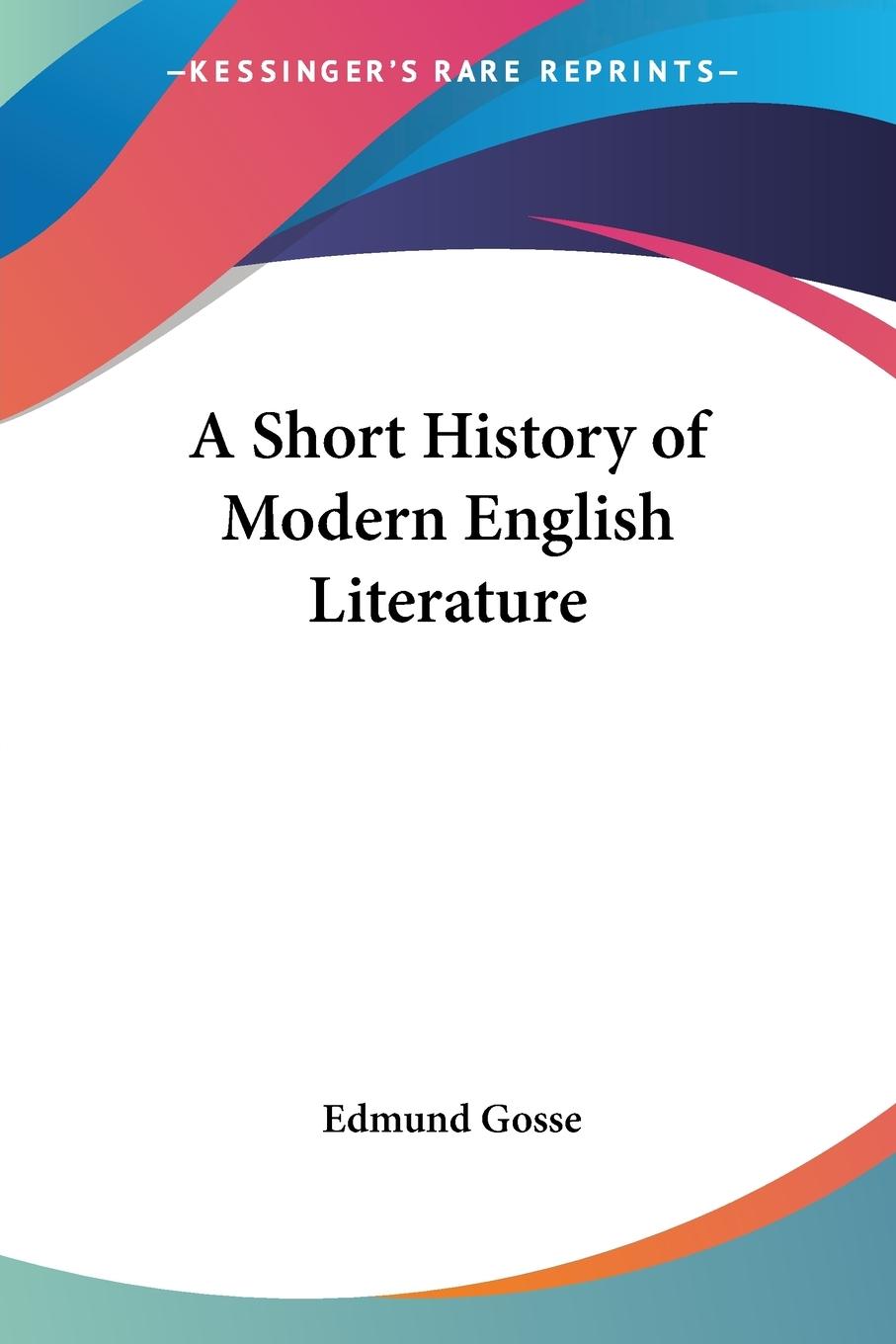 Vorderes Coverbild A Short History of Modern English Literature