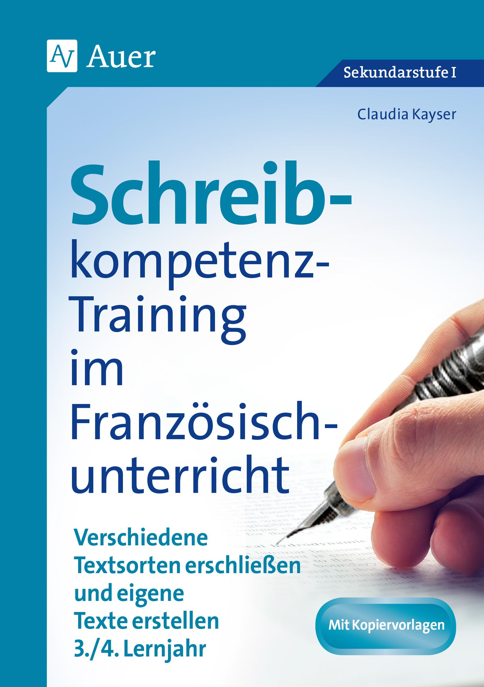Vorderes Coverbild Schreibkompetenz-Training im Französischunterricht