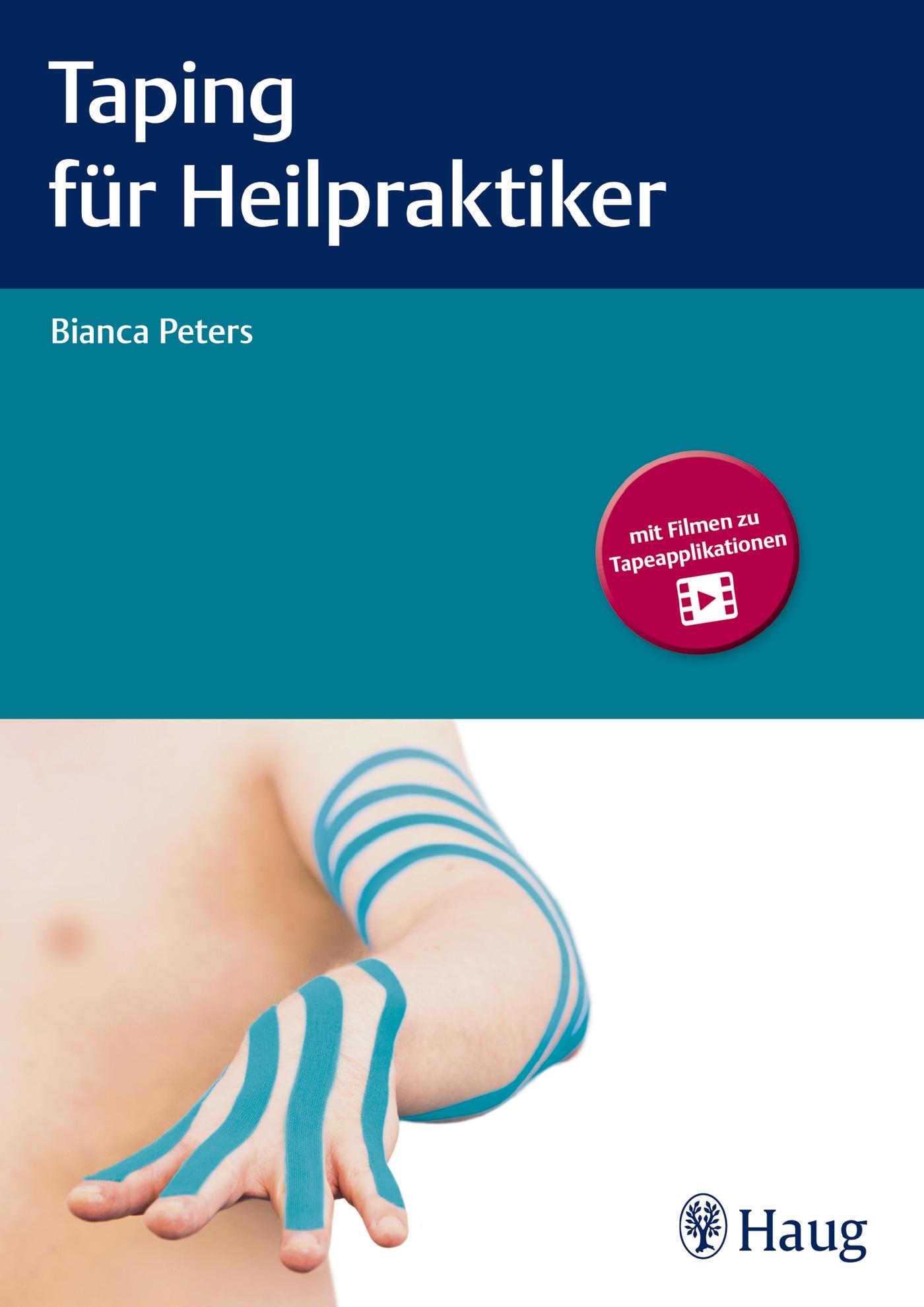 Vorderes Coverbild Taping für Heilpraktiker