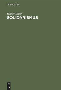 Vorderes Coverbild Solidarismus