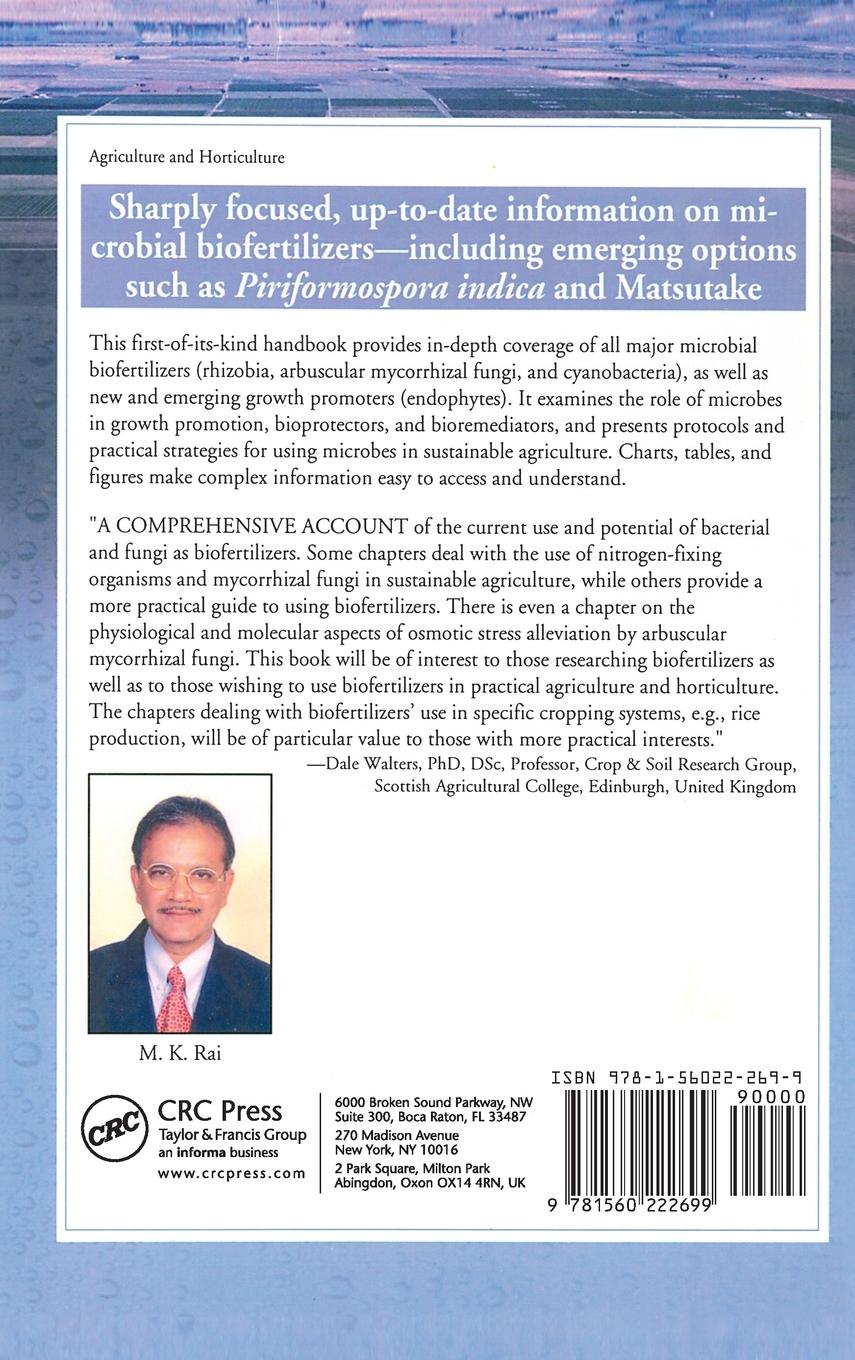 Rückseitencover Handbook of Microbial Biofertilizers