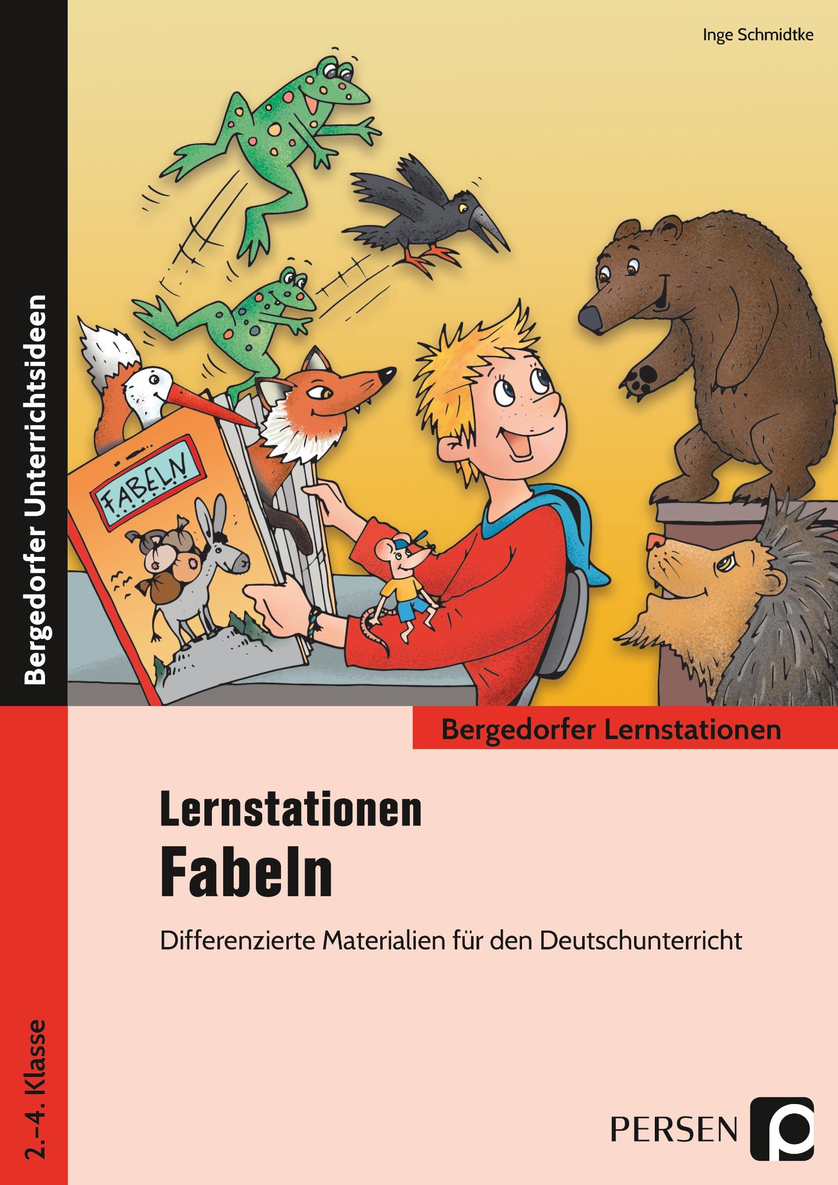 Vorderes Coverbild Lernstationen Fabeln