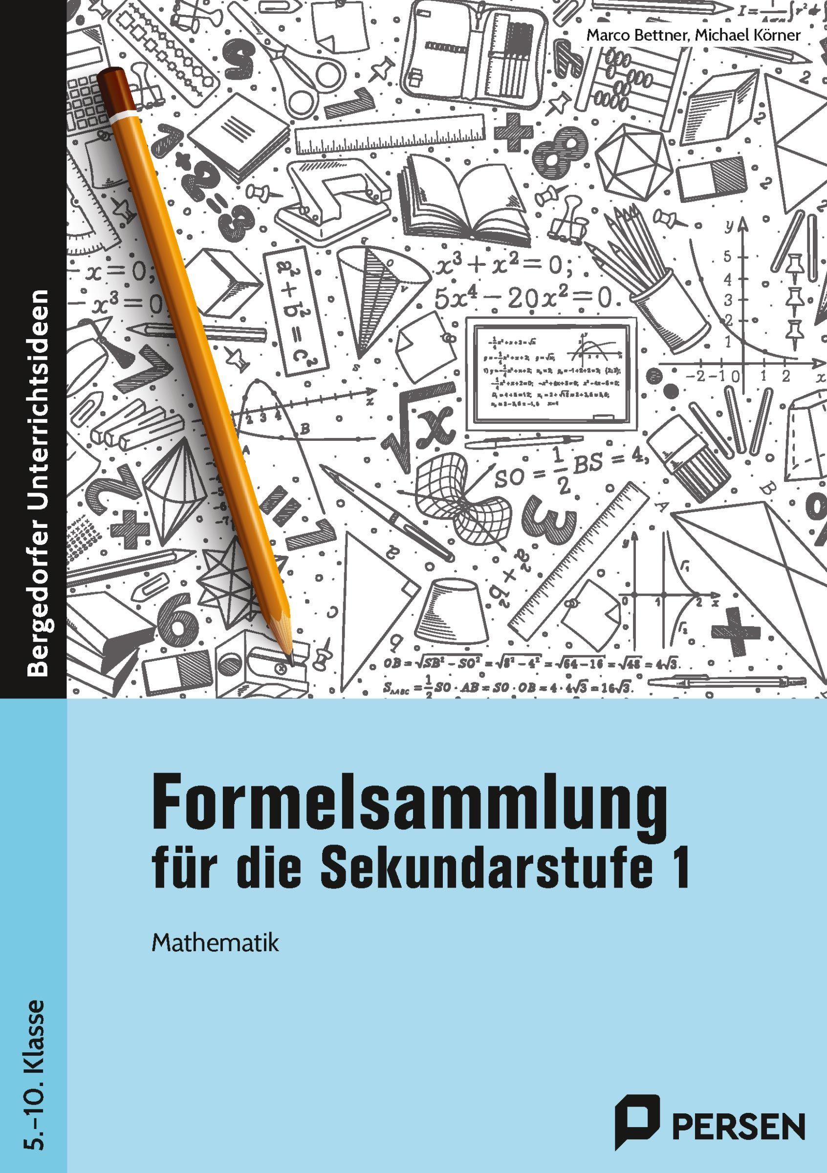 Vorderes Coverbild Formelsammlung für die Sekundarstufe 1