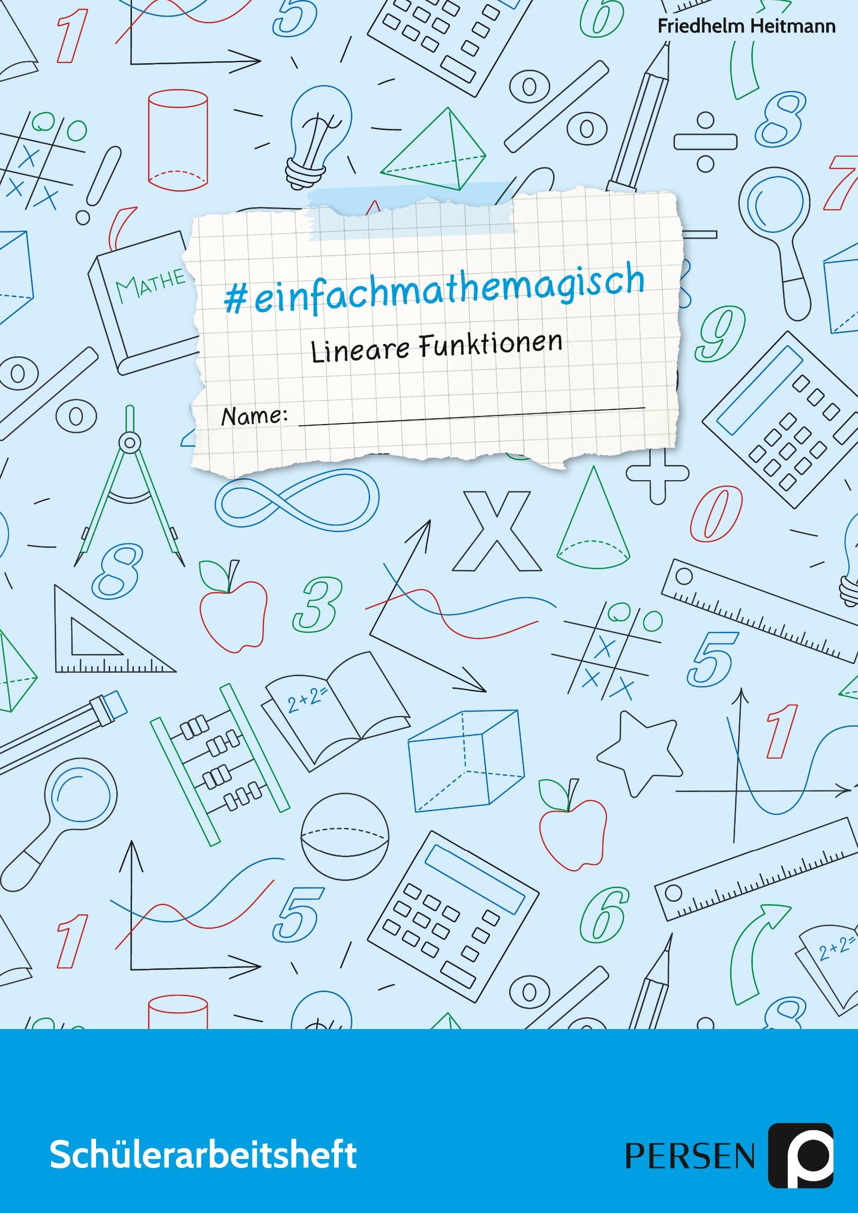Vorderes Coverbild #einfachmathemagisch - Lineare Funktionen