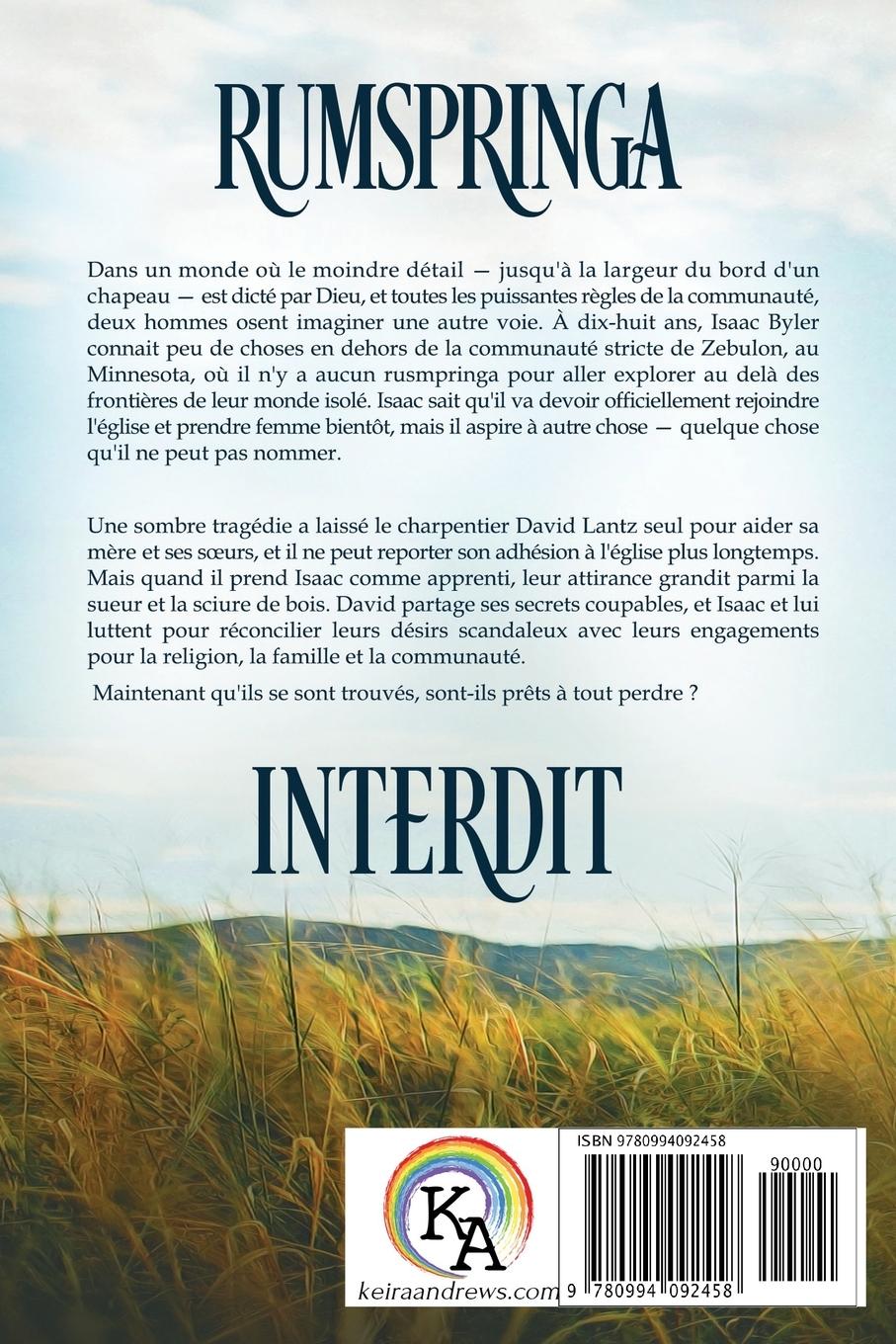 Rückseitencover Rumspringa Interdit
