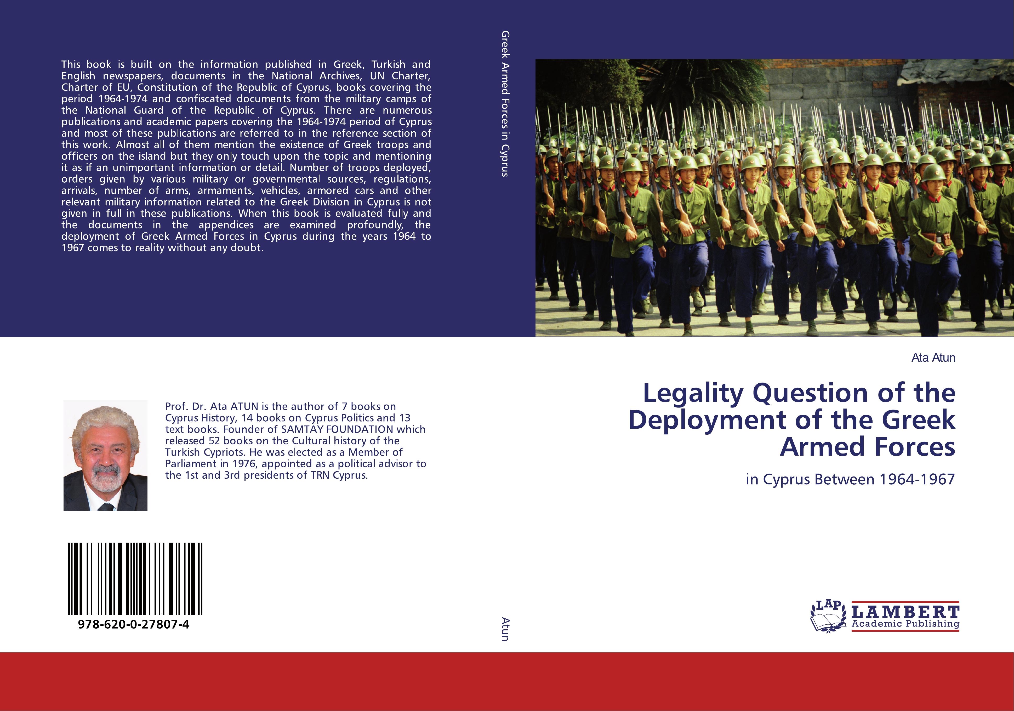 Vorderes Coverbild Legality Question of the Deployment of the Greek Armed Forces