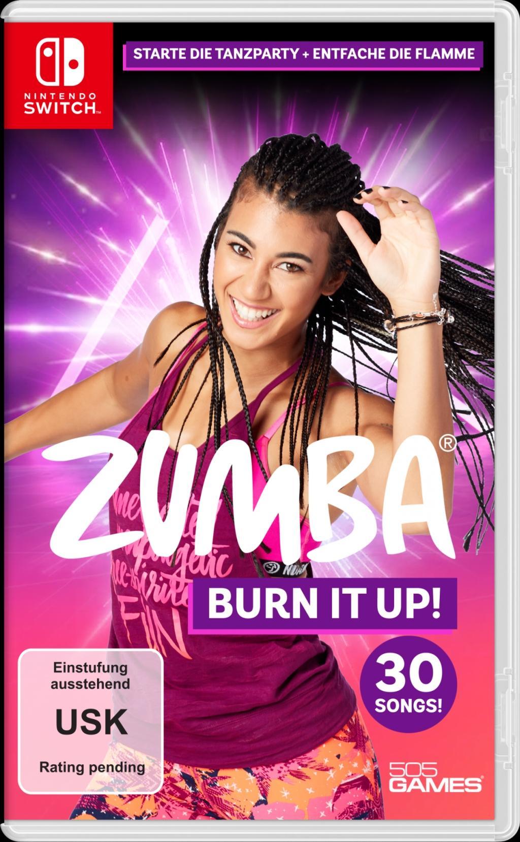 Vorderes Coverbild Zumba Burn it Up (Nintendo Switch)