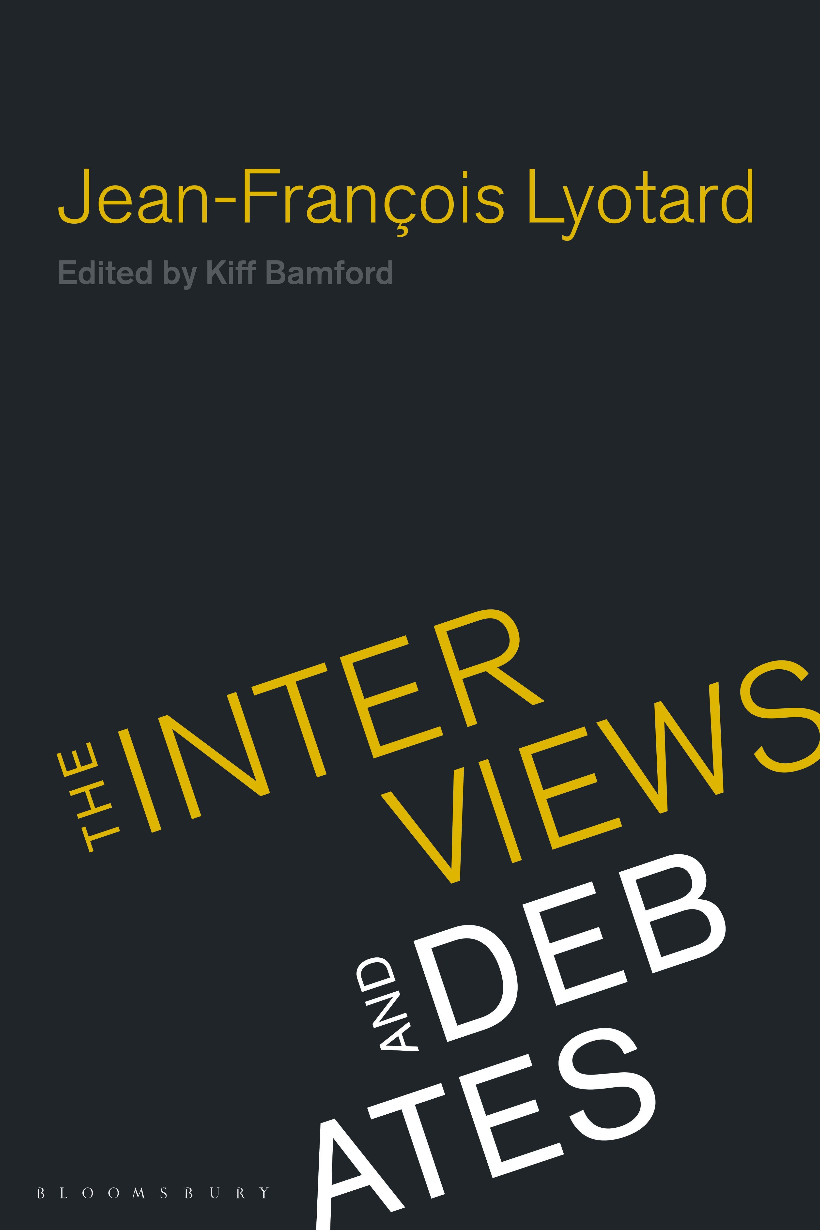 Vorderes Coverbild Jean-Francois Lyotard