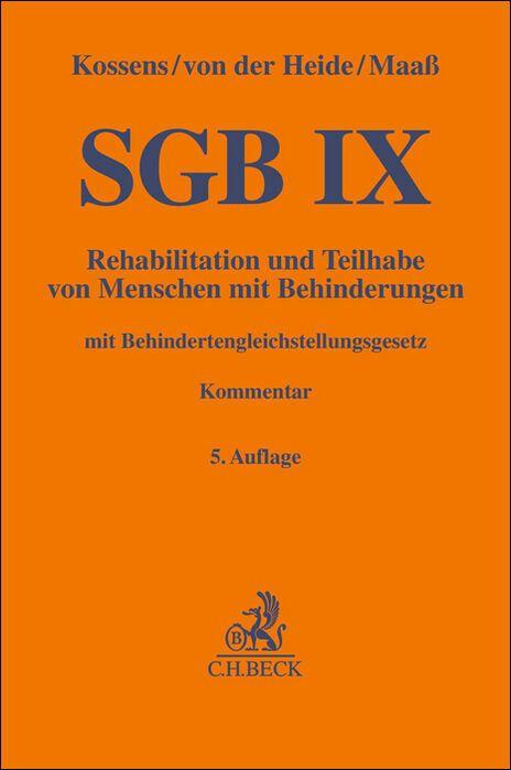 Vorderes Coverbild SGB IX