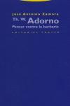 Vorderes Coverbild Th. W. Adorno : pensar contra la barbarie