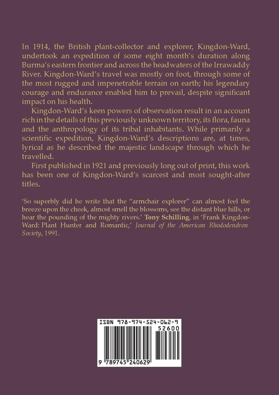 Rückseitencover In Farthest Burma