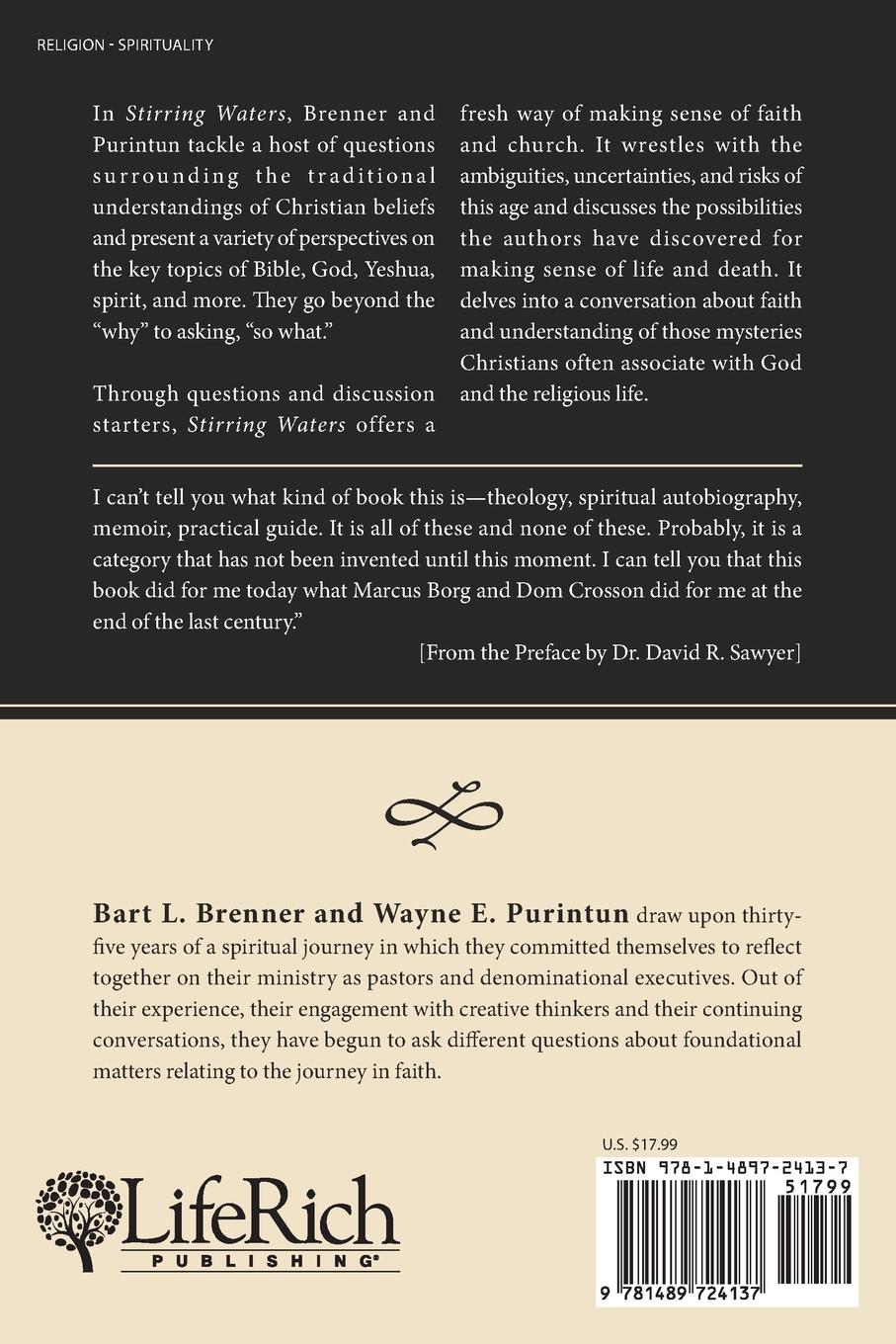 Rückseitencover Stirring Waters