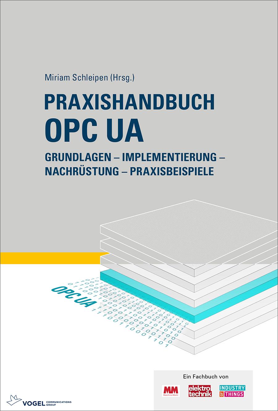 Vorderes Coverbild Praxishandbuch OPC UA