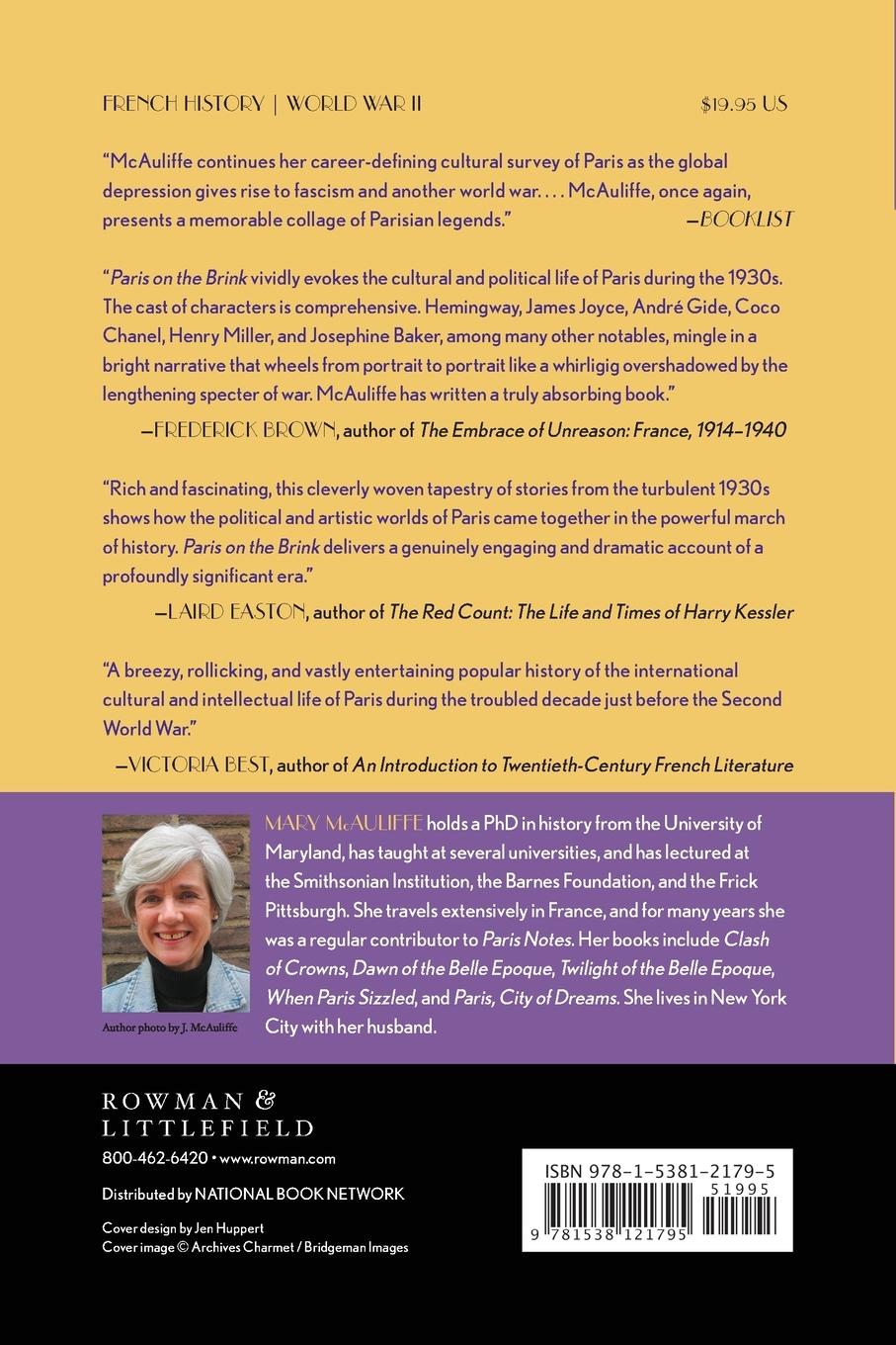 Rückseitencover Paris on the Brink