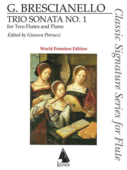 Vorderes Coverbild Trio Sonata No. 1 for Two Flutes and Basso Continuo (Realized for Piano)