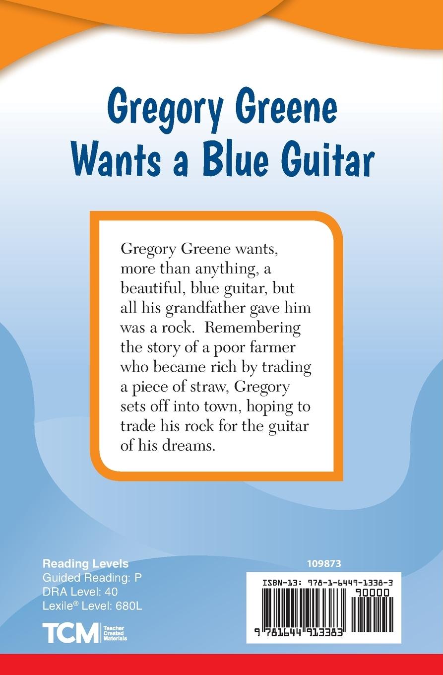 Rückseitencover Gregory Greene Wants a Blue Guitar