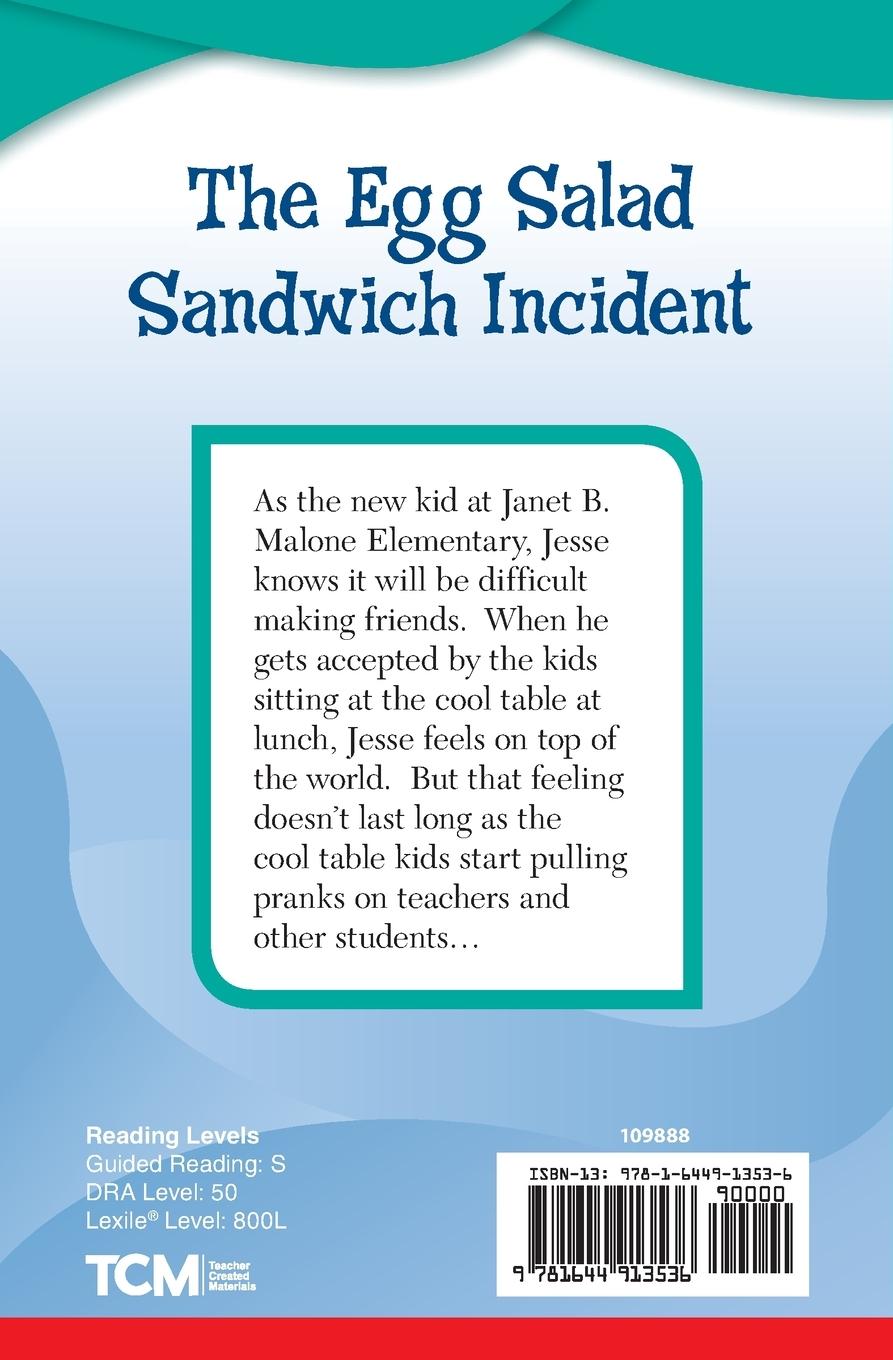 Rückseitencover The Egg Salad Sandwich Incident