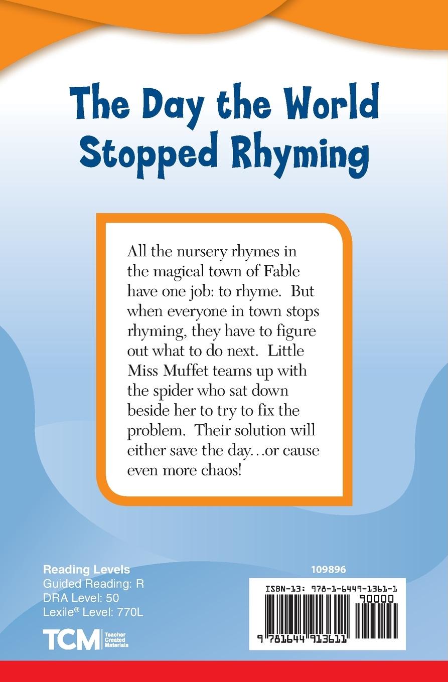 Rückseitencover The Day the World Stopped Rhyming