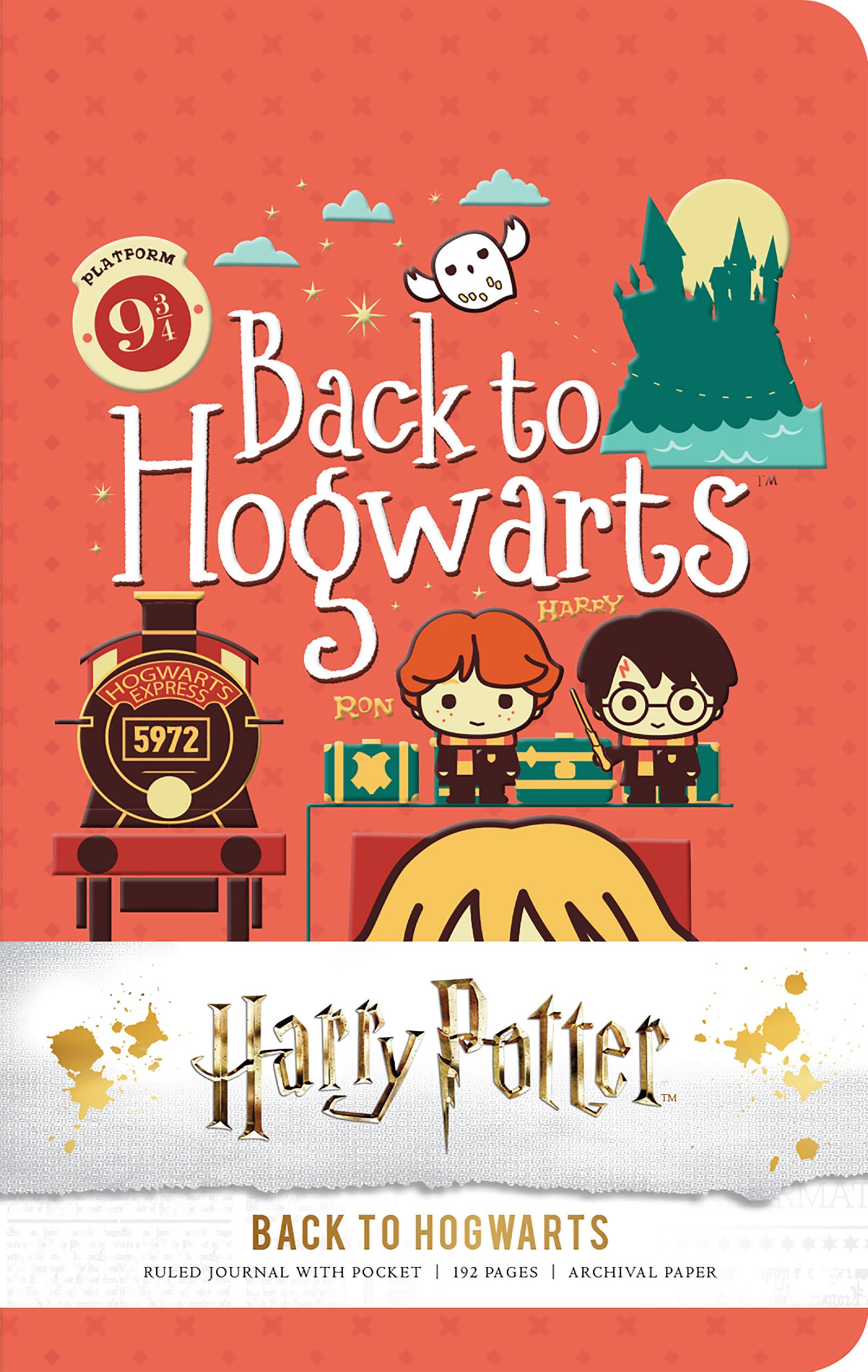 Vorderes Coverbild Harry Potter: Back to Hogwarts Ruled Pocket Journal