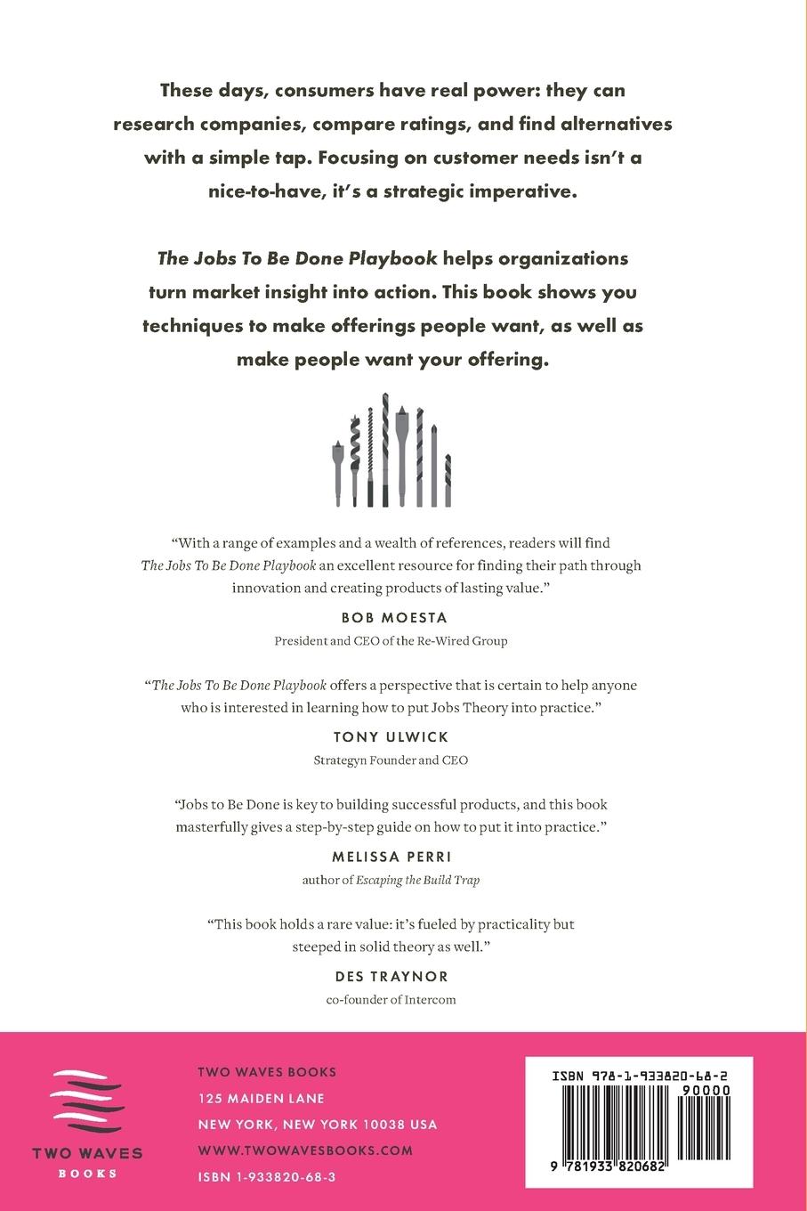 Rückseitencover The Jobs To Be Done