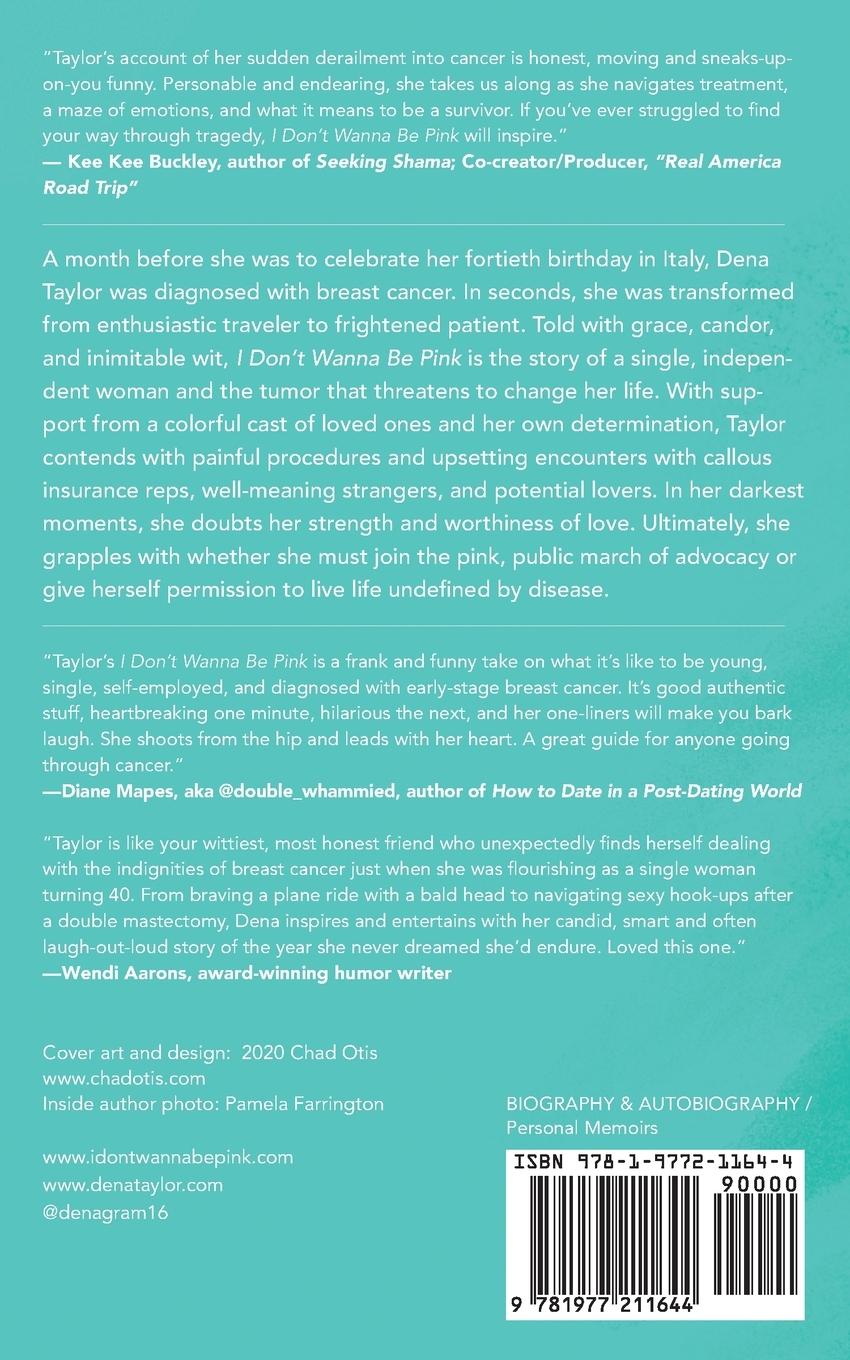 Rückseitencover I Don't Wanna Be Pink