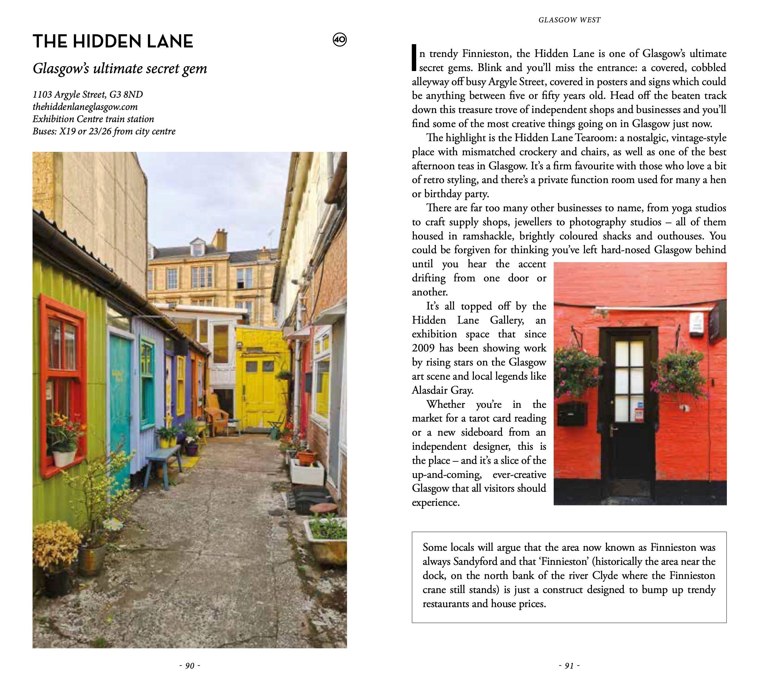 Beispielinhalt (Bild) Secret Glasgow